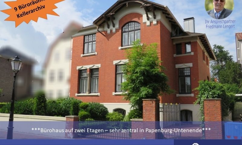 ***Bürohaus Villa Papenburg***

***exklusives Büro/Praxis in Papenburg-Untenende***
