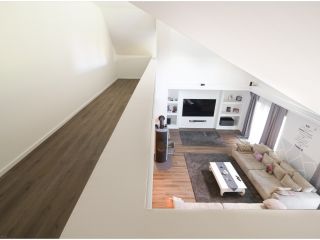 Galerie über Wohnbereich