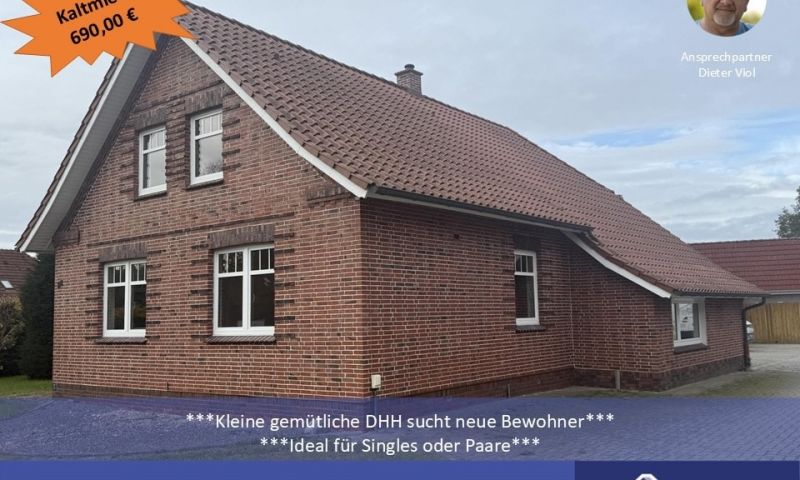 ***Kleine gemütliche DHH sucht neue Bewohner***

***Ideal für Singles oder Paare***