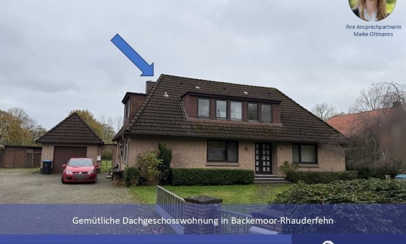 ***Gemütliche Dachgeschosswohnung in Backemoor-Rhauderfehn***