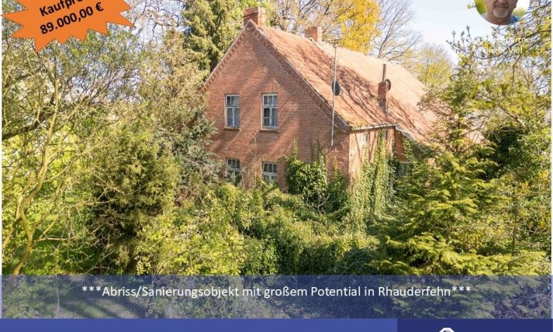 ***Abrissobjekt mit großem Potential in Rhauderfehn***-