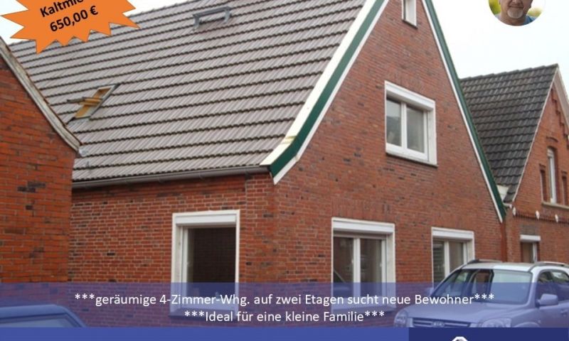 ***Geräumige 4 Zimmer-Reihenhaus im Zentrum von Jemgum***