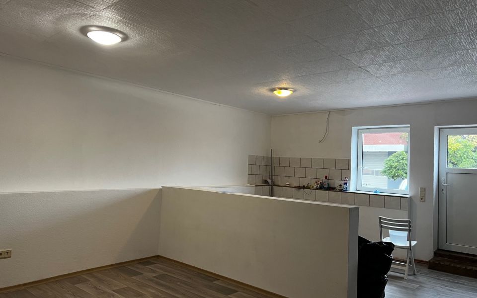 Wohnzimmer/Küche/Eingang