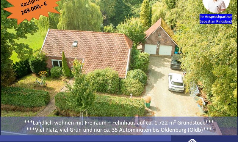 ***Ostfriesisches Fehnhaus mit großem Grundstück und viel Privatsphäre***